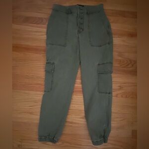 Express Olive Green Cargo Pants